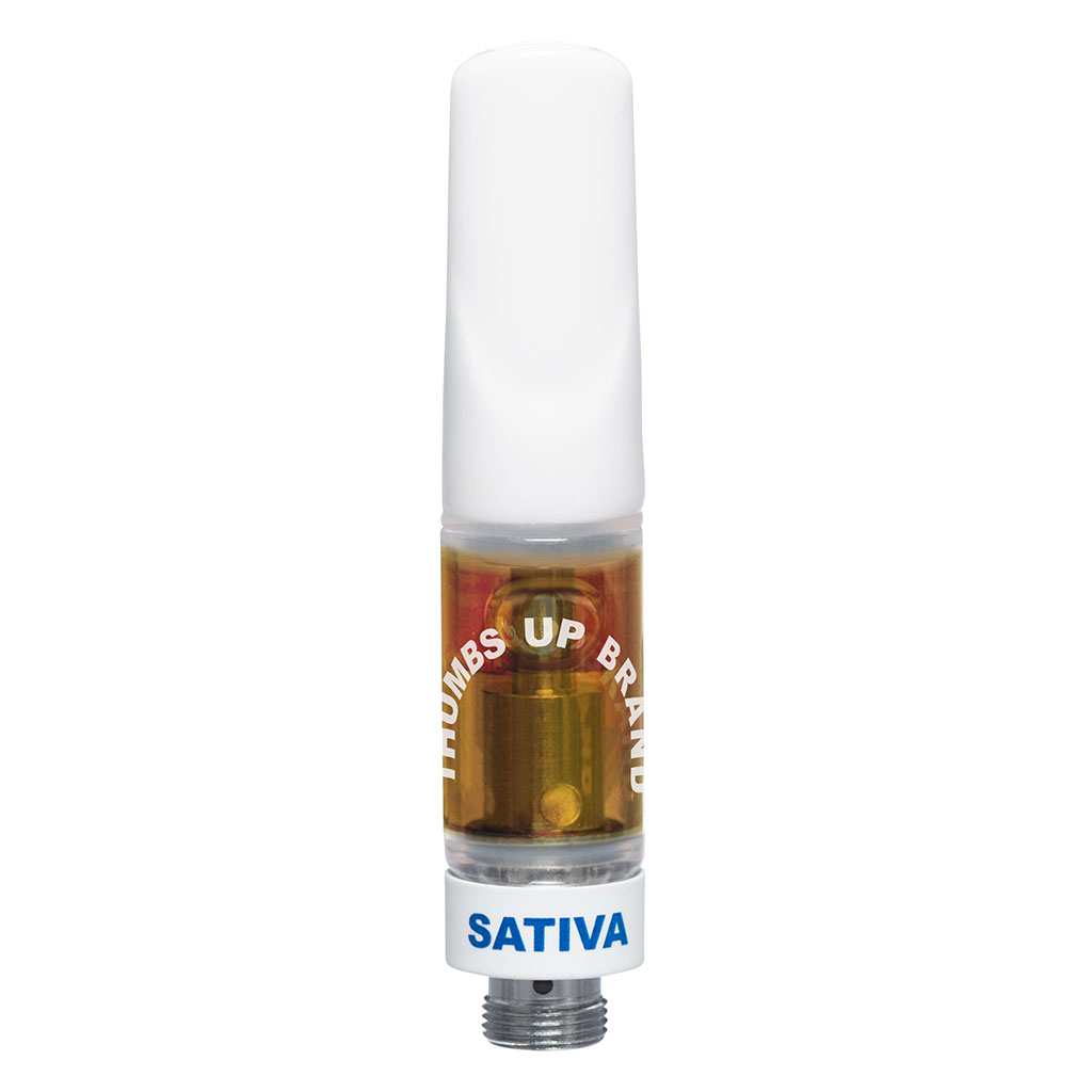 Thumbs Up Brand Sativa Lemon Burst 510 Thread Cartridge Sativa 05g Dab Cannabis 1679